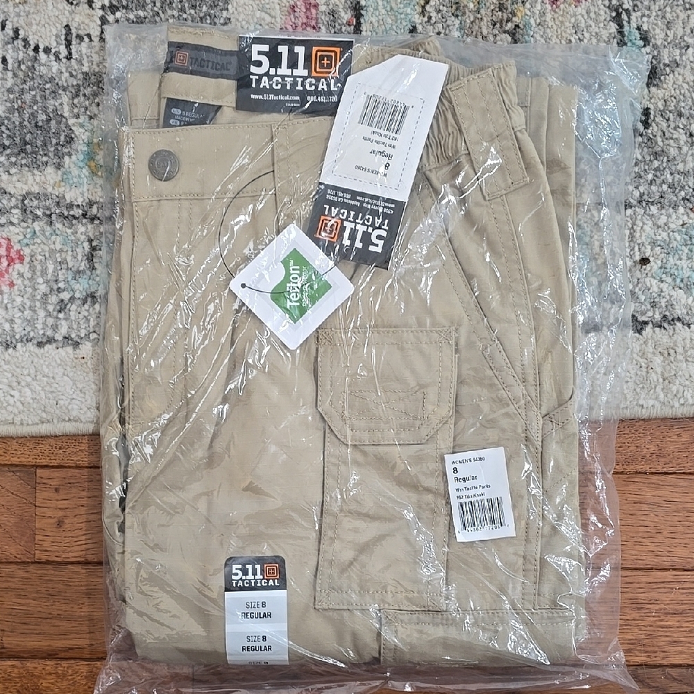 5.11 Tactical Women's Khaki Tactical Taclite Pants NWT Size 8 Regular